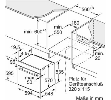 Produktbild Bosch Serie 4 HBA514BS3