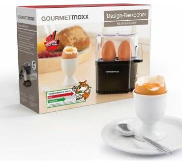 Produktbild Gourmetmaxx Design-Eierkocher für 2 Eier