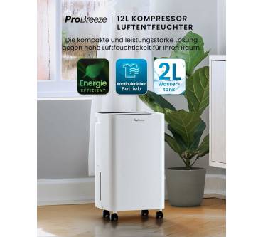 Produktbild ProBreeze 12L Kompakt-Luftentfeuchter