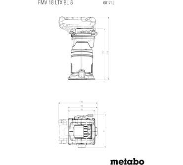 Produktbild Metabo FMV 18 LTX BL 8