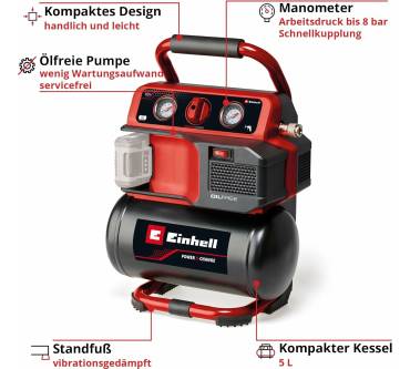 Produktbild Einhell TE-AC 18/75 Li OF