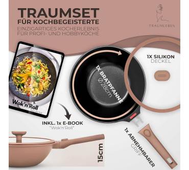 Produktbild TRAUMLEBEN Wokpfanne 28 cm