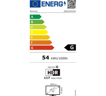 Produktbild Samsung The Serif GQ43LS01DA