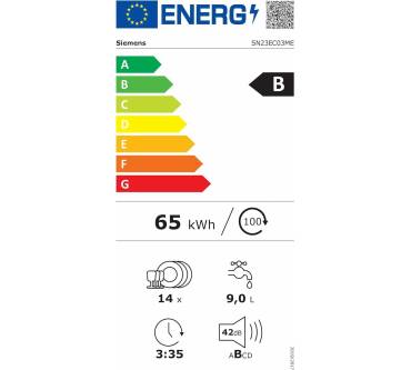 Produktbild Siemens iQ300 SN23EC03ME