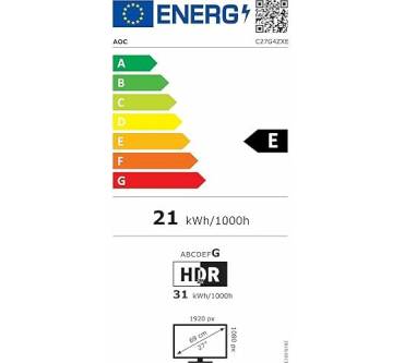 Produktbild AOC Agon C27G4ZXE