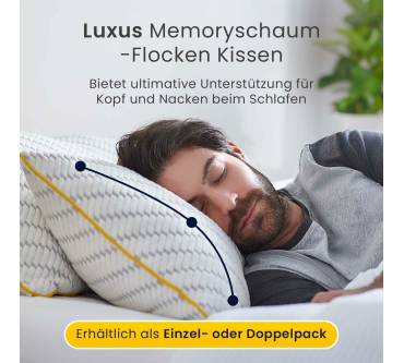 Produktbild Cosi Home Geschreddertes Memory Foam Kissen