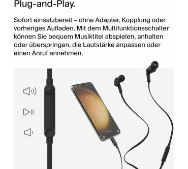 Produktbild Belkin SoundForm Kabelgebundener In-Ear-Kopfhörer mit USB‑C-Anschluss