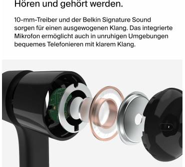 Produktbild Belkin SoundForm Kabelgebundener In-Ear-Kopfhörer mit USB‑C-Anschluss