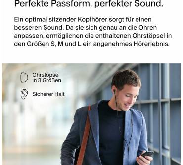 Produktbild Belkin SoundForm Kabelgebundener In-Ear-Kopfhörer mit USB‑C-Anschluss