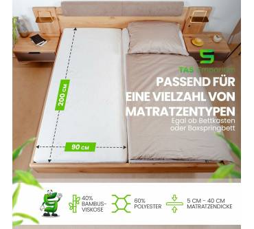 Produktbild TAS Emporium Matratzenschoner aus Bambus