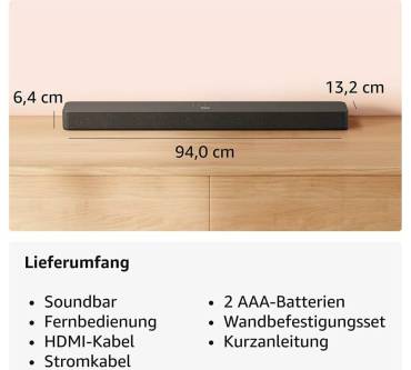 Produktbild Amazon Fire TV Soundbar Plus