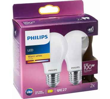 Produktbild Philips LED Classic E27 Filament 10,5W Warmweiß