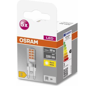 Produktbild Osram LED G9-Sockel Star PIN Warmweiß