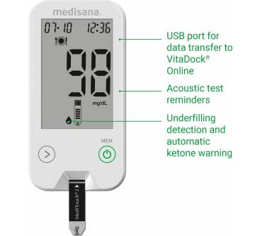 Produktbild Medisana MediTouch 2 (mg/dl)