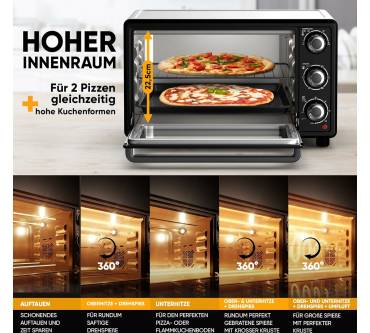 Produktbild Stillstern Minibackofen mit Umluft Cyclone Pro+ (25L)