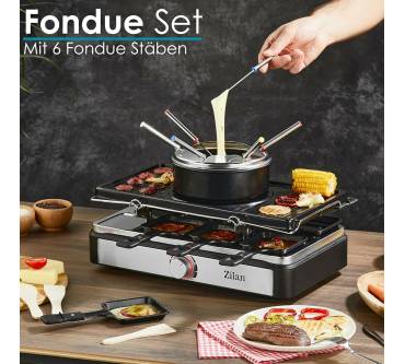 Produktbild Zilan Raclette Grill mit Fondue Set