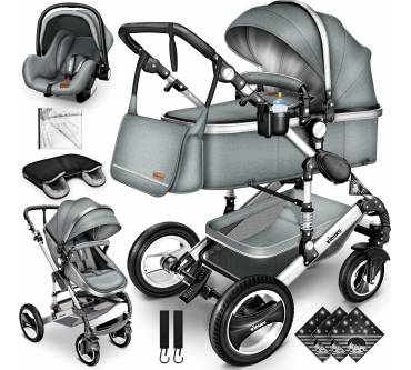 Produktbild Kiduku 3 in 1 Kinderwagen Komplettset