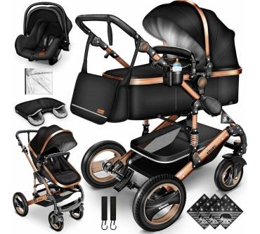 Produktbild Kiduku 3 in 1 Kinderwagen Komplettset