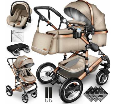 Produktbild Kiduku 3 in 1 Kinderwagen Komplettset