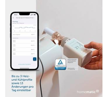 Produktbild HomeMatic IP Heizkörperthermostat flex