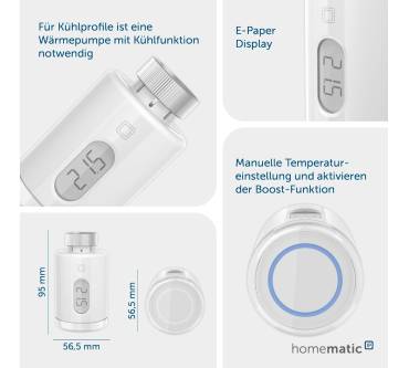 Produktbild HomeMatic IP Heizkörperthermostat pure