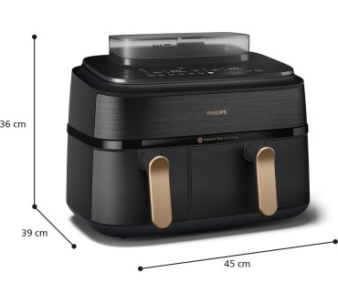 Produktbild Philips Airfryer 5000 Series Steam Dual Basket NA552/00