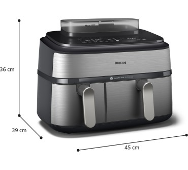 Produktbild Philips Airfryer 5000 Series Steam Dual Basket NA552/00