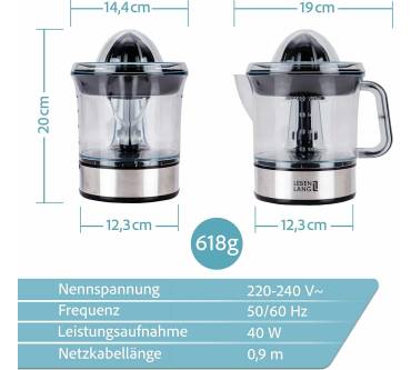 Produktbild Lebenlang Elektrische Saftpresse LB389