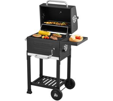 Produktbild Lidl Grillmeister Kansas Holzkohle-Komfortgrill Mini