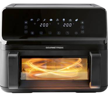 Produktbild Gourmetmaxx Vario-Doppelkammer Heißluftfritteuse 9L