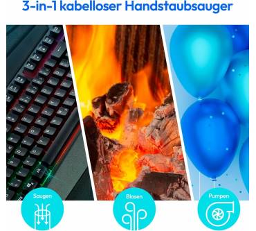 Produktbild Medion Life 3in1 Akku-Handstaubsauger (MD 19877)