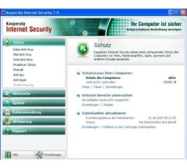 Produktbild Kaspersky Lab Internet Security 7.0