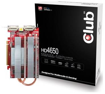 Produktbild Club 3D Radeon HD 4650 512MB passiv