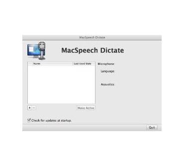 Produktbild MacSpeech Dictate