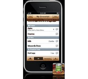 Produktbild Sophiestication Software Groceries (für iPhone)