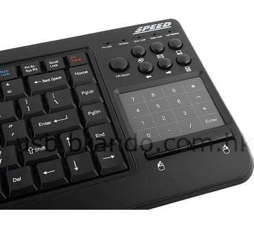 Produktbild Brando Entertainment Slim Tastatur mit TouchPad