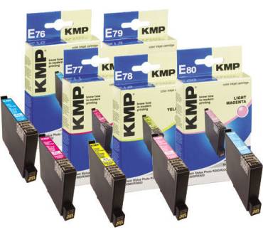 Produktbild KMP Farbpatronen 1004,00-03, -06, -09, -43, -46 (für Epson T04 -82, -83, -84, -85, -86)