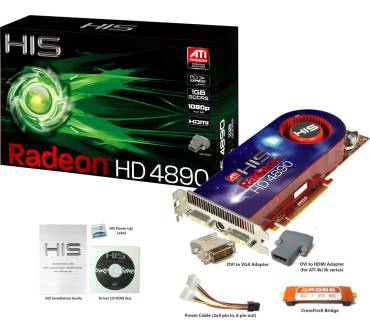 Produktbild HIS Radeon HD 4890 1GB (H489F1GP)