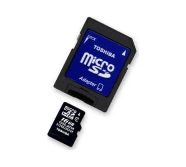 Produktbild Toshiba MicroSDHC 16GB