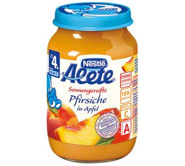 Produktbild Alete bewusst Pfirsiche in Apfel