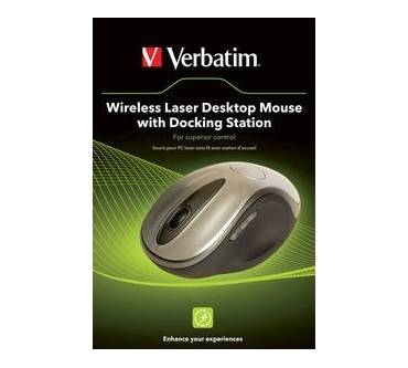 Produktbild Verbatim Wireless Laser Desktop Mouse mit Dockingstation