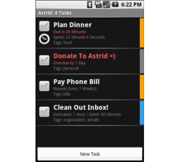 Produktbild Todoroo Astrid - Android‘s Simple Task Recording Dashboard 2.9