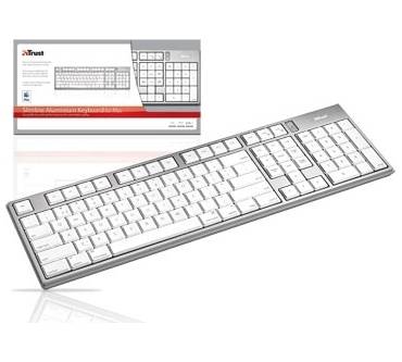 Produktbild Trust Slimline Aluminium Tastatur für Mac