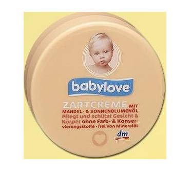 Produktbild dm / Babylove Zartcreme