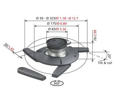 Produktbild Vogel's EPC 6545