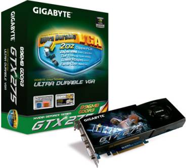 Produktbild GigaByte GTX275 (GV-N275UD-896I)