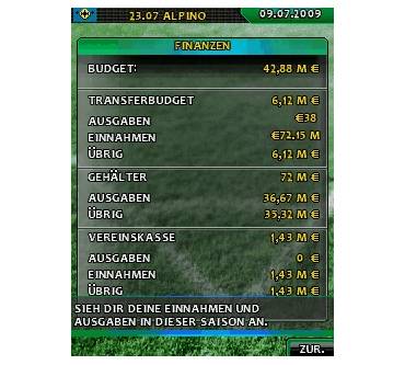 Produktbild Real Football: Manager Edition 2010 (für Handy)