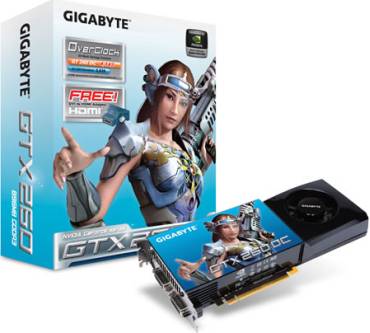 Produktbild GigaByte GeForce GTX 260 OC (GV-N26OC-896H-B)