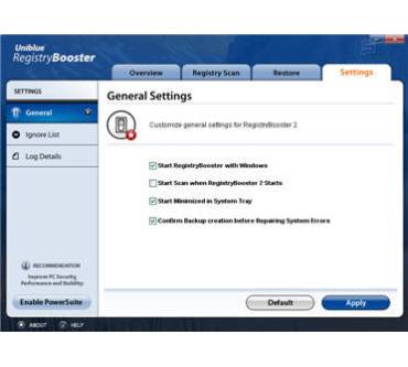 Produktbild Uniblue Registry Booster 2010