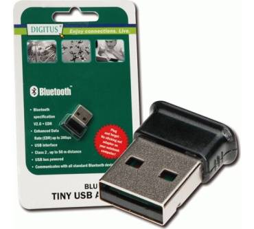 Produktbild Digitus USB Bluetooth 2.0 EDR Tiny Adapter, Class 2